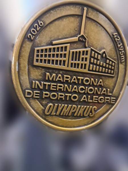 Medalha da 41ª Maratona Internacional de Porto Alegre 2026