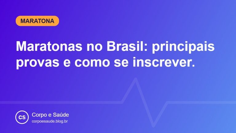 Maratonas no Brasil: principais provas e como se inscrever
