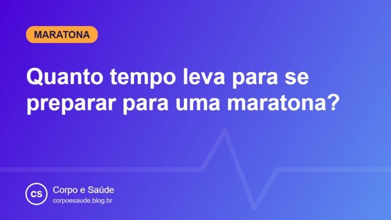 Quanto tempo leva para se preparar para uma maratona?