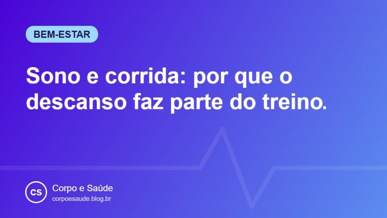 Sono e corrida: por que o descanso faz parte do treino